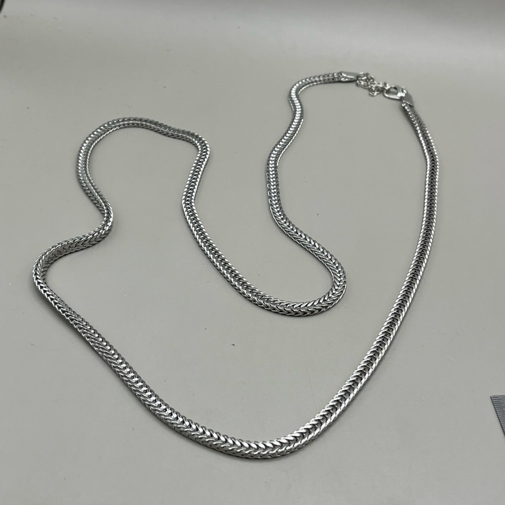 Timeless Elegance -Herringbone Chain Necklace